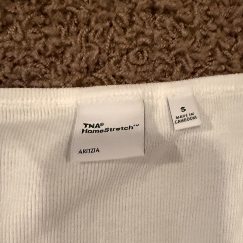 Aritzia White Long Sleeve Top - Picture 2 of 5